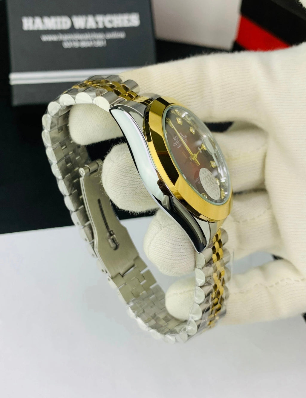 Two Tone Jubilee Red Dial